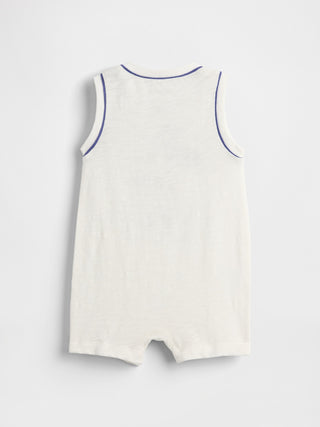 Gap × Disney Baby Body corto de algodón orgánico Mickey Mouse.