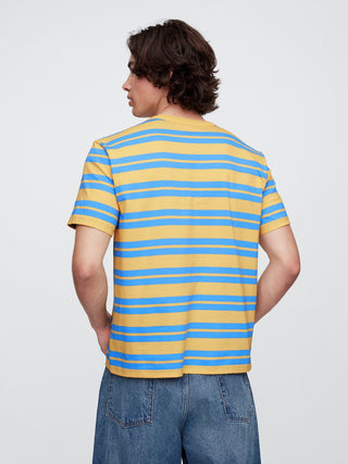 Camiseta Cuello Redondo de Algodón
