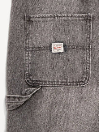 Short Denim con Efecto Desgastado