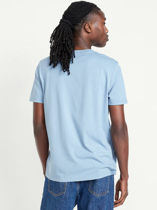 Camiseta Manga Corta Cuello Redondo de Algodón