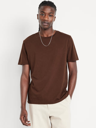 Camiseta Manga Corta Cuello Redondo de Algodón