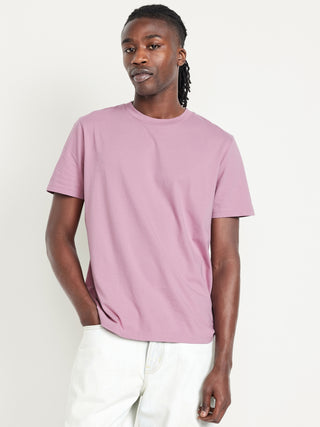 Camiseta Manga Corta Cuello Redondo de Algodón