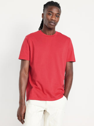 Camiseta Manga Corta Cuello Redondo de Algodón