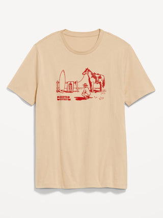 Camiseta Manga Corta con Gráfico, Hombre