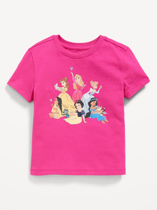 Camiseta con gráfico Princesas Disney© para niñas pequeñas.