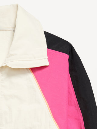 Chaqueta Deportiva con Cremallera y Bolsillos, Niña