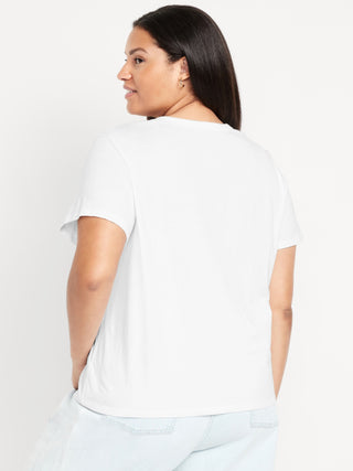 Camiseta gráfica del logotipo de todos los lados.