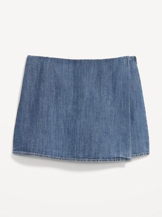 Enagua Denim con Cintura Elástica