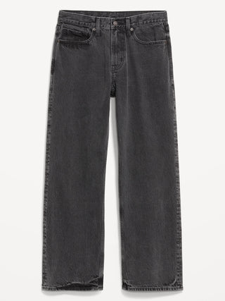 Jeans Baggy Talle Alto con Bolsillos