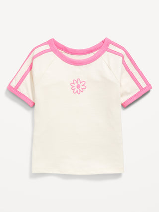 Camiseta Manga Corta con Gráfico, Niña