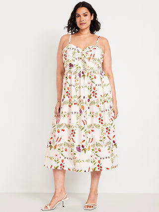 Vestido de Tirantes con Estampado