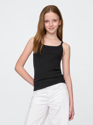 Camisola de canalé Pointelle para niños.