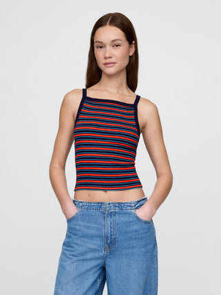 Camiseta Escote Cuadrado de Algodón