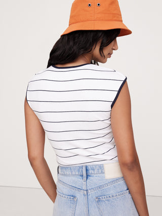 Camiseta Cuello Redondo sin Mangas