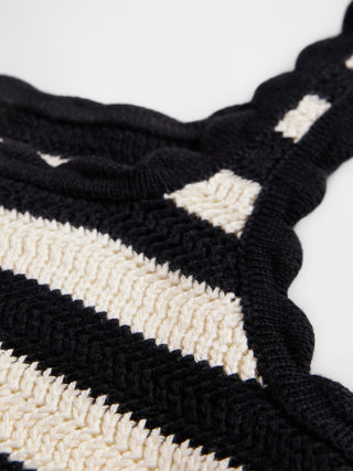 Camiseta sin Mangas de Crochet