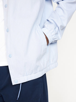 Chaqueta Holgada con Estampado Rayas