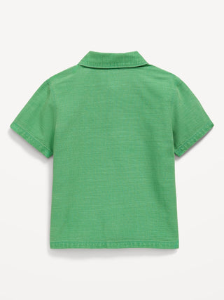 Camisa Manga Corta con Parche, Bebé