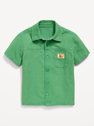 Camisa Manga Corta con Parche, Bebé