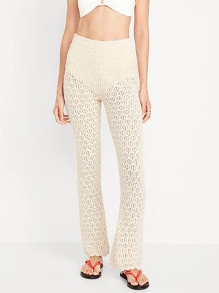 Pantalón Talle Alto de Crochet