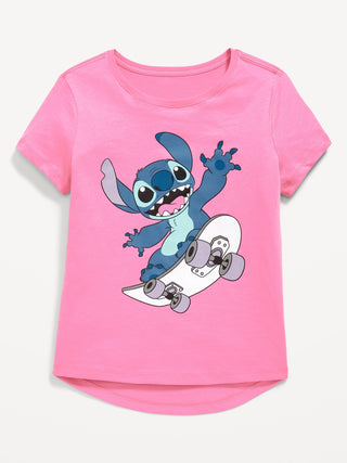Camiseta Manga Corta con Gráfico Disney, Niña