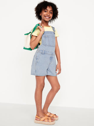 Enterizo Denim con Tirantes Ajustables, Niña