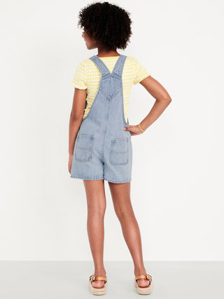 Enterizo Denim con Tirantes Ajustables, Niña