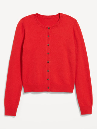 Cárdigan Cuello Redondo con Botones