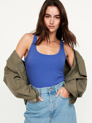 Camiseta Acanalada de Tirantes