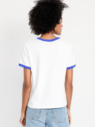 Camiseta de timbre gráfico de todos los lados.
