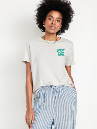 Camiseta Manga Corta con Gráfico
