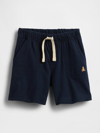 Short Cintura Elástica con Logo Bordado, Bebé