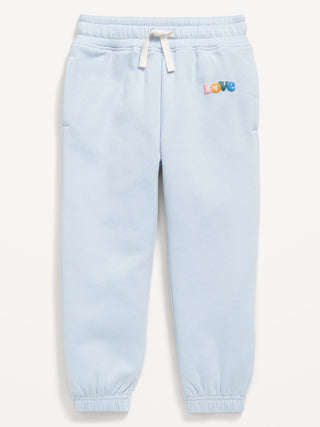 Pantalones de chándal para niñas para niños pequeños.