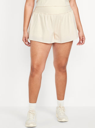 Short Deportivo Talle Alto con Cintura Elástica