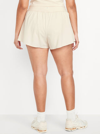 Short Deportivo Talle Alto con Cintura Elástica