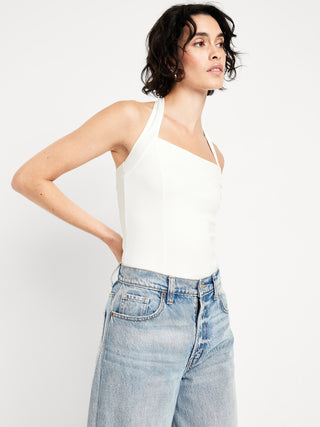Blusa Halter Cuello Cuadrado