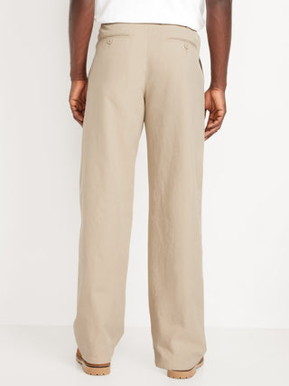 Pantalón Holgado con Detalle Plisado