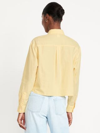 Camisa Manga Larga con Bolsillo