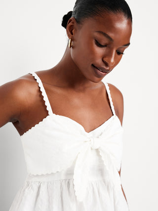 Blusa Peplum con Lazo Delantero