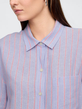 Camisa Easy De Mezcla De Lino.
