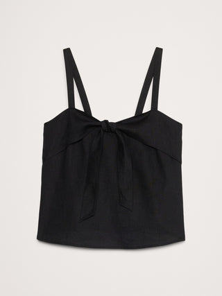 Blusa de Tirantes Escote Corazón con Lazo