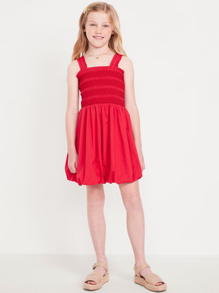 Vestido sin Mangas con Detalle Fruncido, Niña