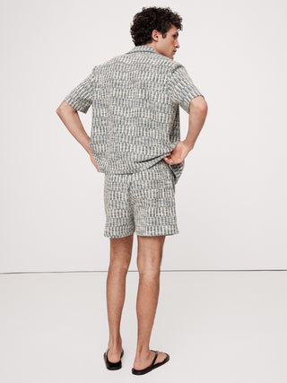 Short con Cintura Elástica Estampado