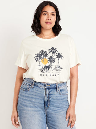 Camiseta Manga Corta con Gráfico