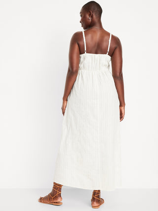 Vestido de Tirantes con Detalle de Crochet