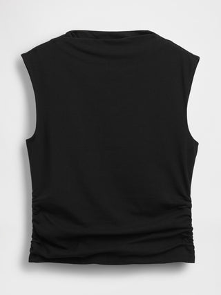 Camiseta Ajustada con Cuello Alto