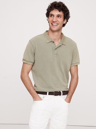 Polo Manga Corta de Algodón