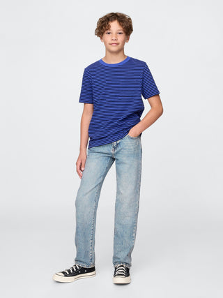 Jeans Recto con Bolsillos, Niño