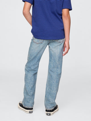 Jeans Recto con Bolsillos, Niño