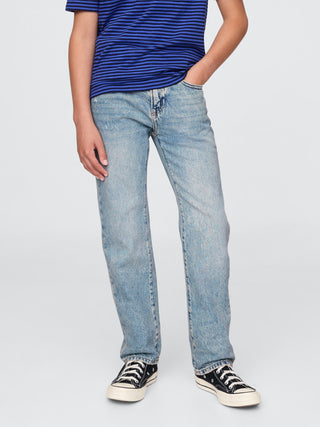 Jeans Recto con Bolsillos, Niño