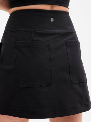 Falda pantalón de tiro alto de 15" Tee Time.